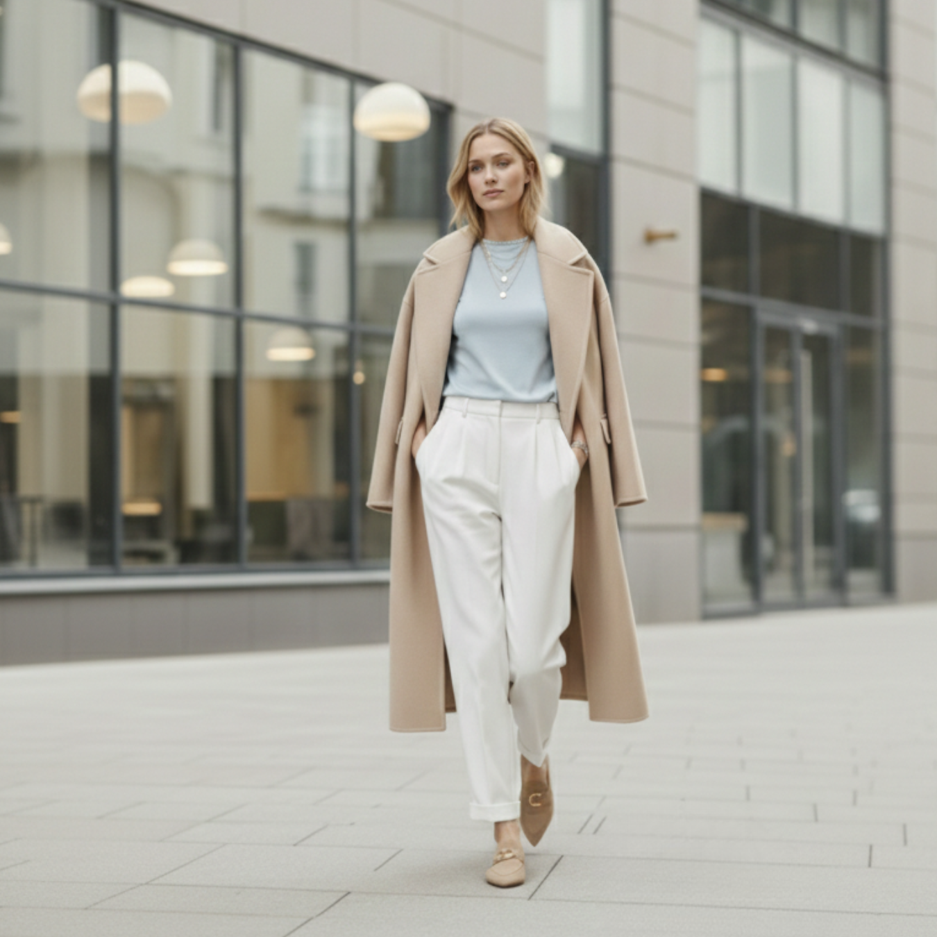 Pastelová barva jako neutrální v outfitu